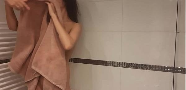  Young-Wife after shower fun pussy